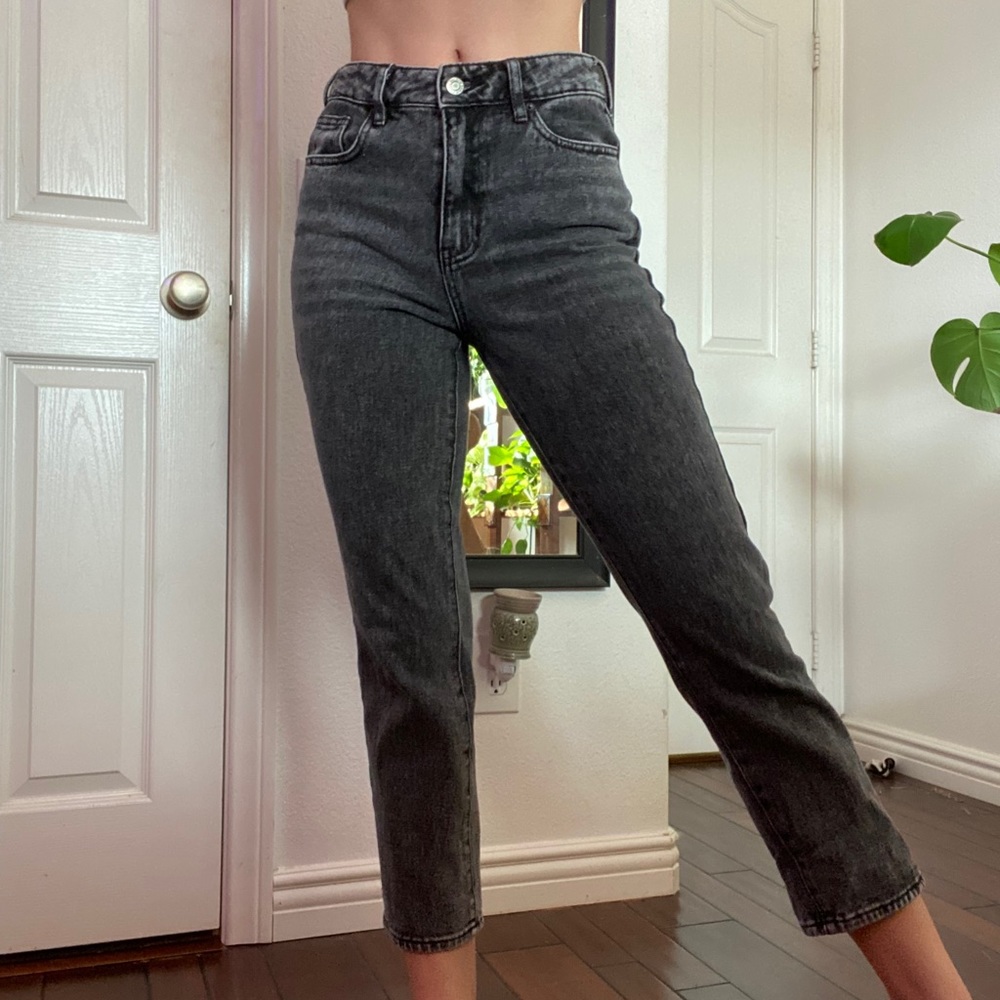 Grey Pacsun Mom Jeans High Waisted Size 25